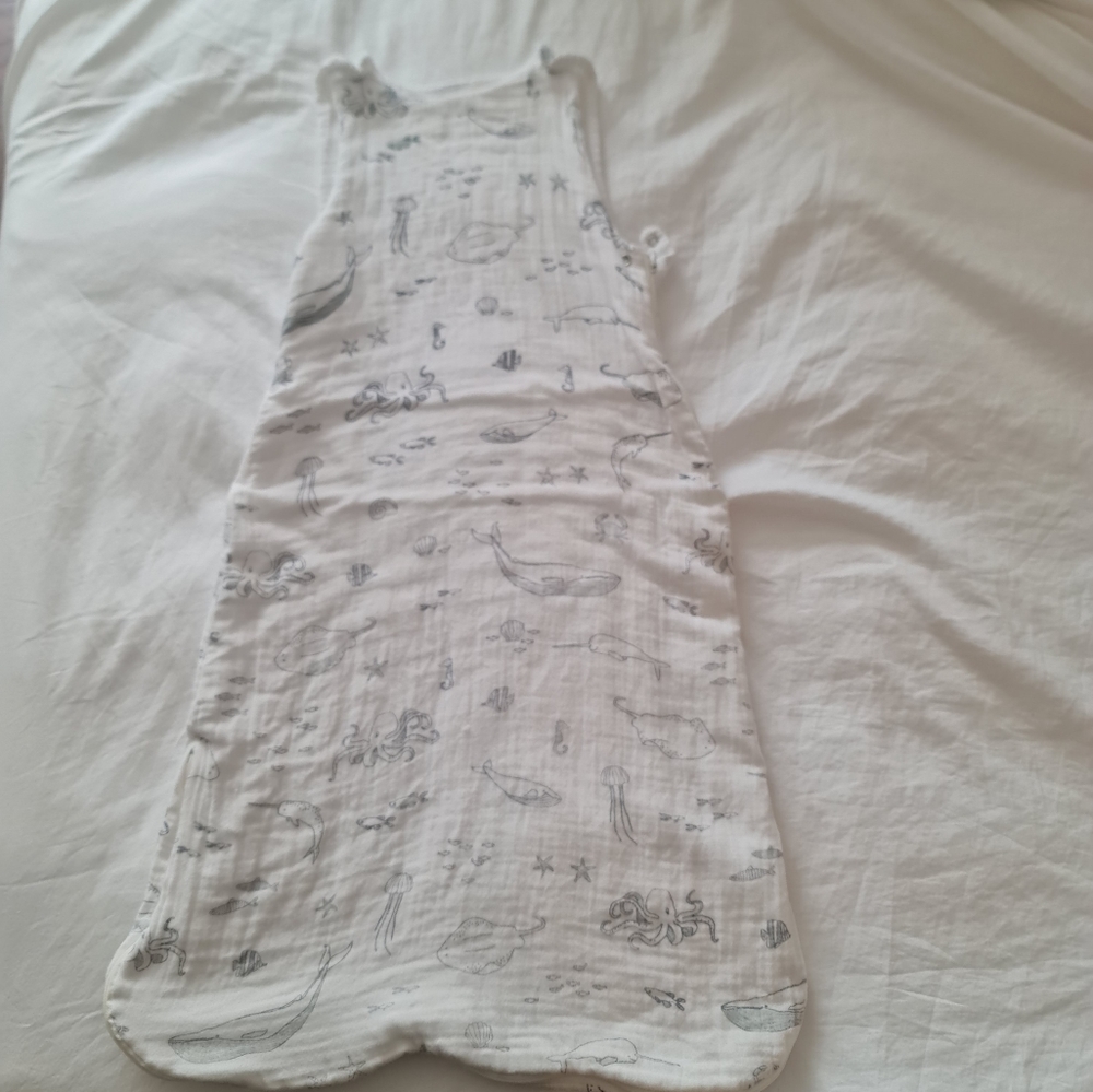Pehr Organics Marine Sleepsack Size 9-18 months